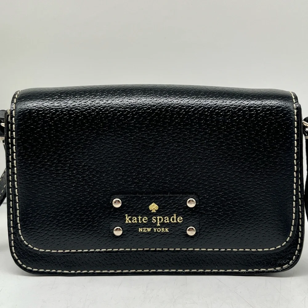Kate Spade Black Crossbody purse‎ Bag Flynn